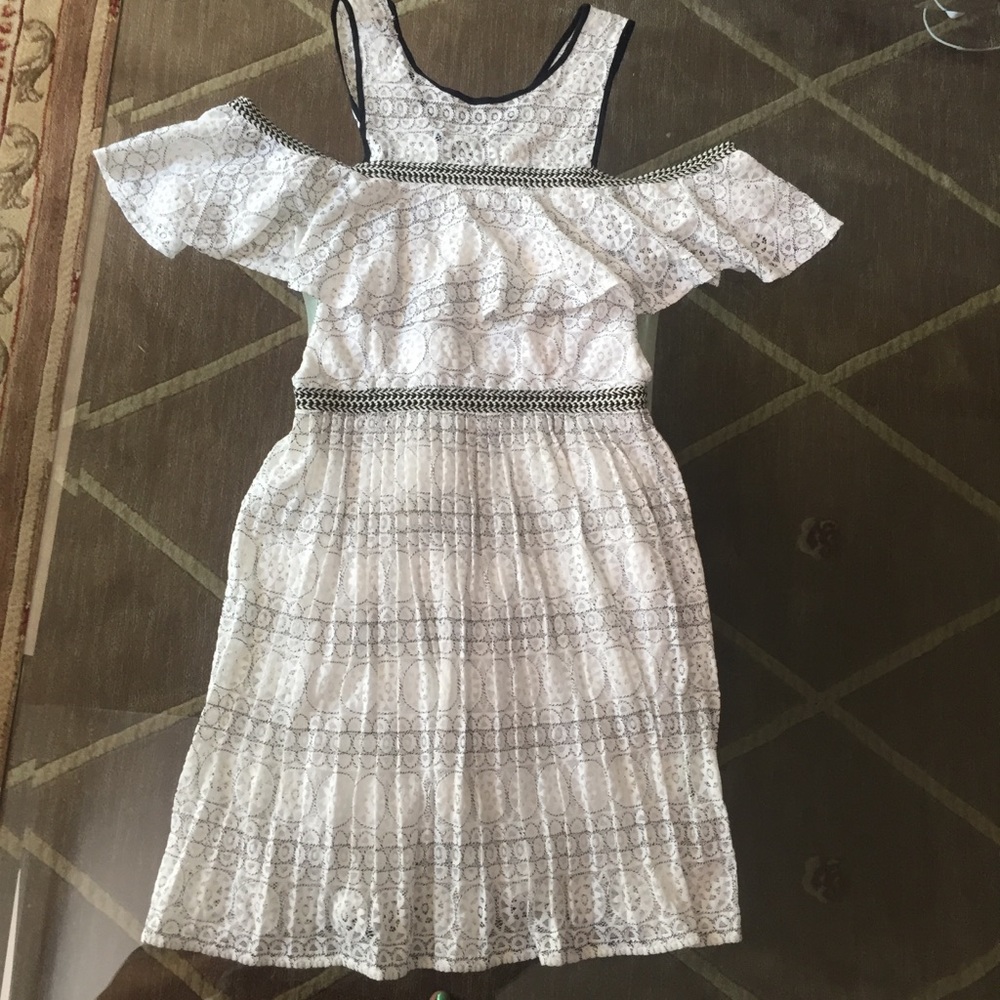 NWT White flouncy dress Nordstrom